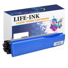 Life-Ink Toner ersetzt Kyocera TK-570C, 1T02HGCEU0...